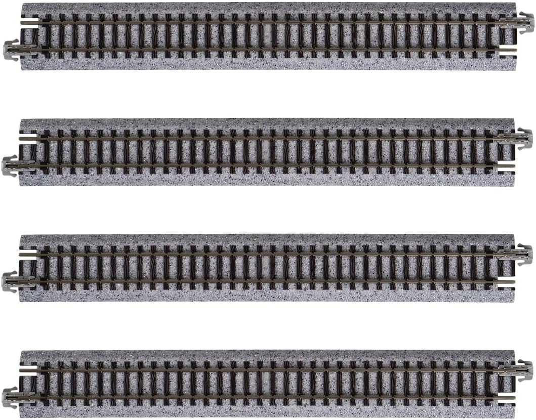 Kato 20-010 N Scale Unitrack Straight Track 186mm（7 5/16")［, 4pcs］
