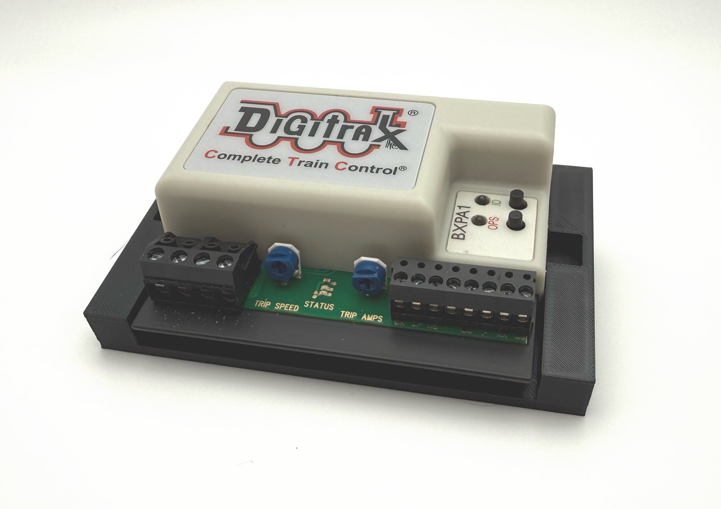 Mounting Bracket for Digitrax DS74, UR93, LNWI, PR4, BXPA1, BD4N, DS78V Devices